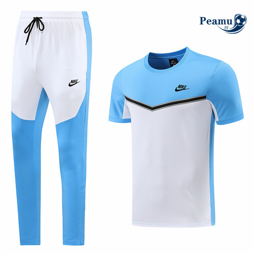 Kit Maglia Formazione Nike + Pantaloni Bleu/Blanc 2022-2023 I0103