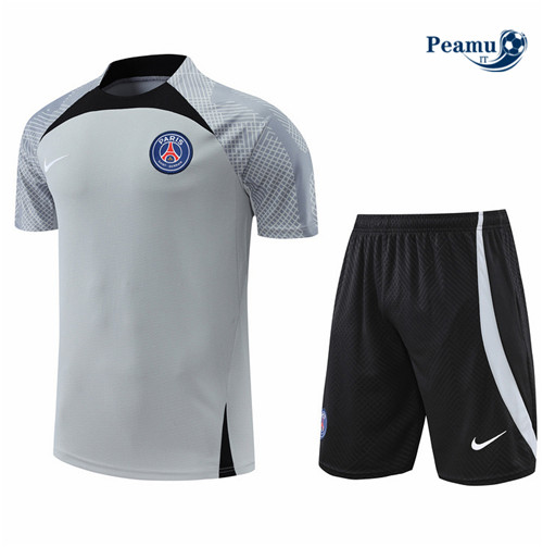 Kit Maglia Formazione Paris PSG + Pantaloni Blanc/Bleu Marine 2022-2023 I0269