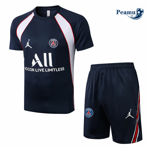 Kit Maglia Formazione Paris PSG + Pantaloni Bleu Marine 2022-2023 I0272