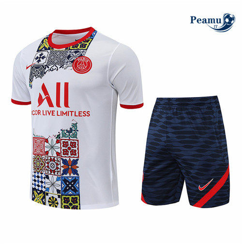 Kit Maglia Formazione Paris PSG + Pantaloni Bleu Marine 2022-2023 I0274