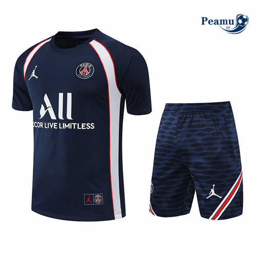 Kit Maglia Formazione Paris PSG + Pantaloni Blanc/Bleu Marine 2022-2023 I0275