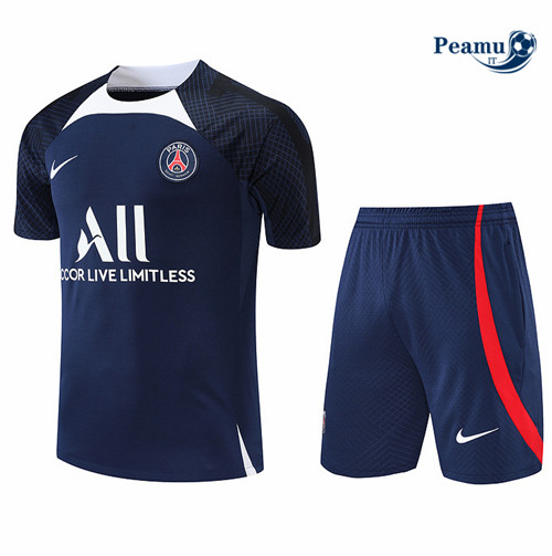 Kit Maglia Formazione Paris PSG + Pantaloni Blanc/Bleu 2022-2023 I0279