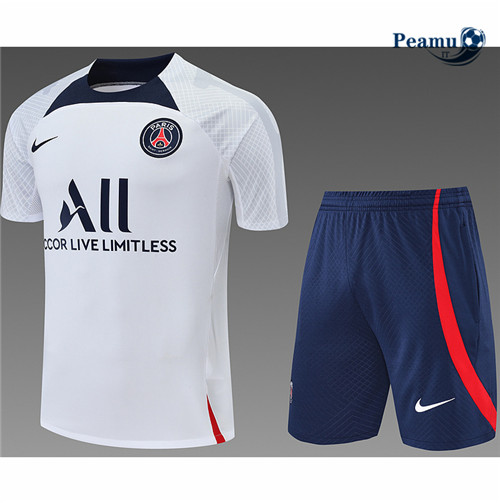 Kit Maglia Formazione Paris PSG + Pantaloni Bleu Marine 2022-2023 I0280