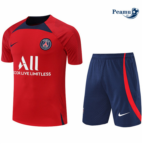 Kit Maglia Formazione polo Paris + Pantaloni Bleu 2022-2023 I0282