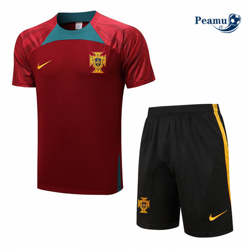 Kit Maglia Formazione Portogallo + Pantaloni Noir 2022-2023 I0239