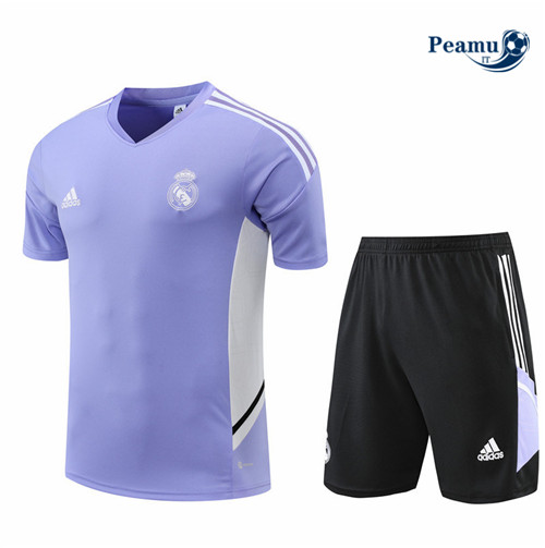 Kit Maglia Formazione Real Madrid + Pantaloni Violet/Noir 2022-2023 I0293