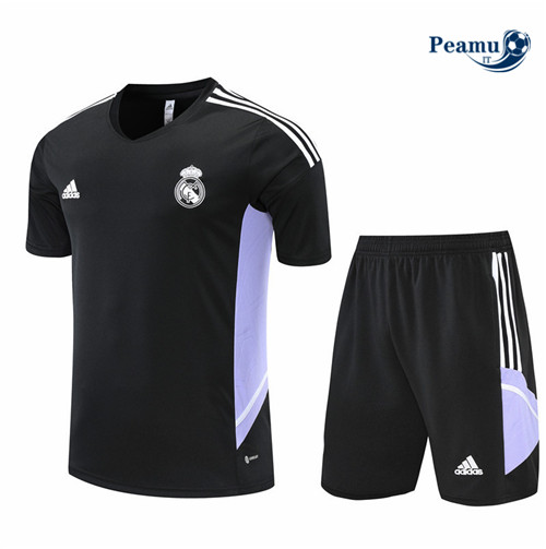 Kit Maglia Formazione Real Madrid + Pantaloni Noir 2022-2023 I0295