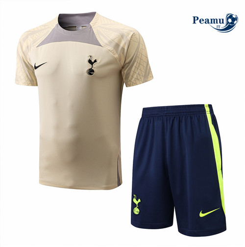 Kit Maglia Formazione Tottenham Hotspur + Pantaloni Kaki/Bleu Marine 2022-2023 I0303