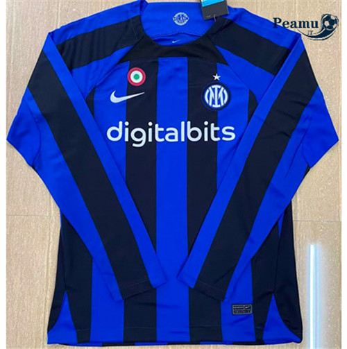 Maglia Calcio Inter Milan Prima Manica lunga 2022-2023 I0518