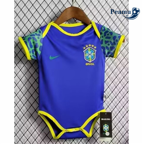 Maglia Calcio Brasile baby Seconda 2022-2023 I0414