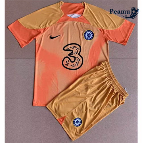 Maglia Calcio Chelsea Bambino Portiere Orange 2022-2023 I0357