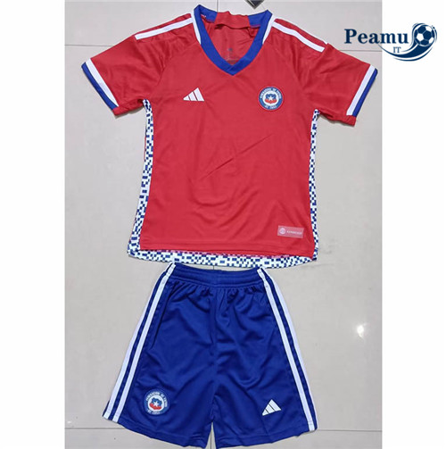 Maglia Calcio Chile Bambino Prima 2022-2023 I0403