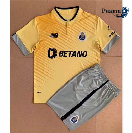 Maglia Calcio FC Porto Bambino Seconda Jaune 2022-2023 I0321