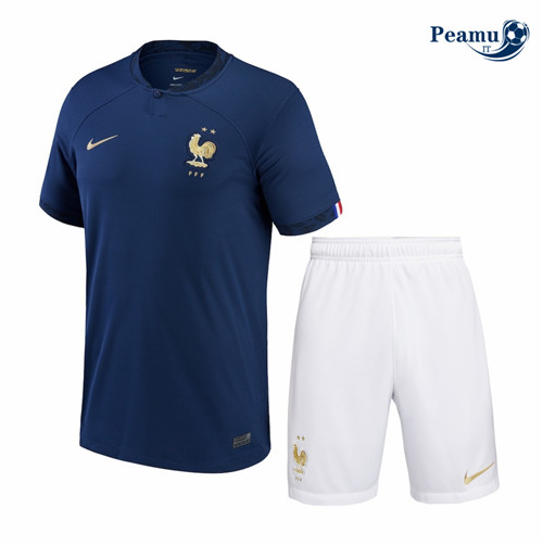Maglia Calcio Francia Prima Bambino 2022-2023 I0418