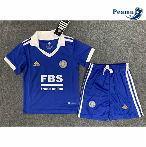 Maglia Calcio Leicester City Bambino Prima 2022-2023 I0371