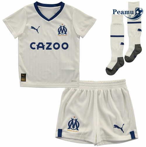 Maglia Calcio Marsiglia Bambino Prima 2022-2023 I0378