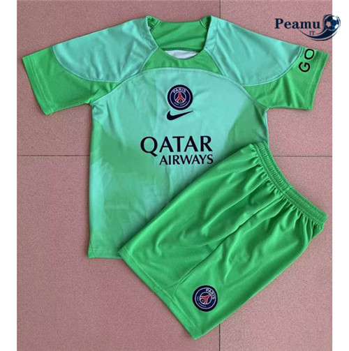 Maglia Calcio PSG Bambino Portiere Vert 2022-2023 I0385