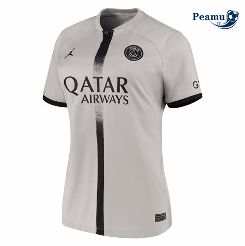 Maglia Calcio PSG Donna Seconda Gris 2022-2023 I0458