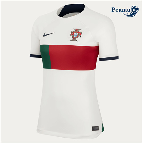 Maglia Calcio Portogallo Donna Seconda 2022-2023 I0456