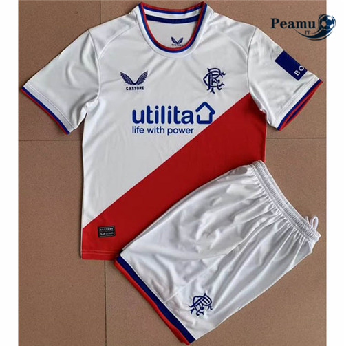 Maglia Calcio Rangers FC Bambino Seconda 2022-2023 I0325
