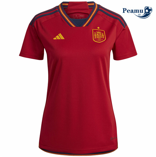 Maglia Calcio Spagna Donna Prima 2022-2023 I0460