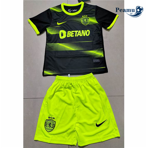 Maglia Calcio Sporting Lisbon Bambino Seconda 2022-2023 I0313