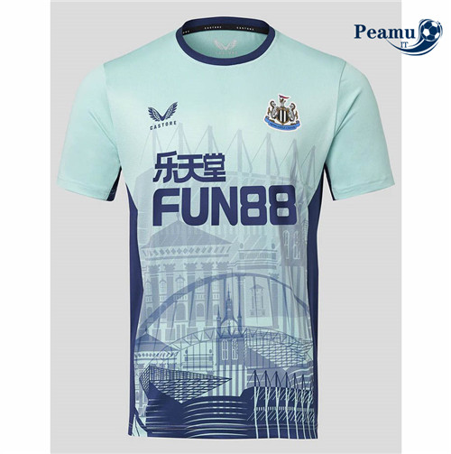 Maglia Calcio Newcastle United Formazione Blu 2022-2023 I0752