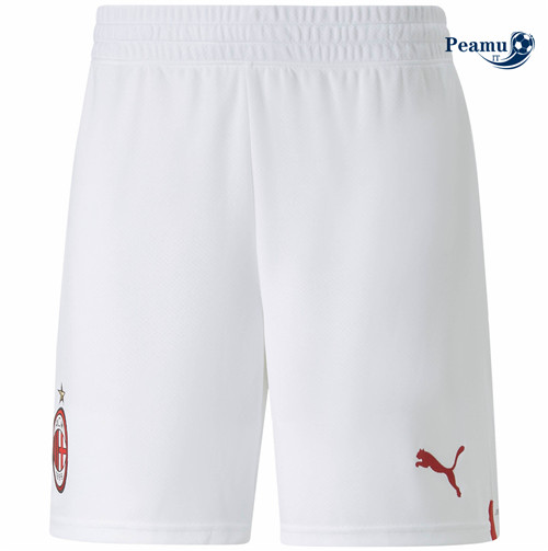 Maglia Calcio Pantaloncini AC Milan Seconda Blanc 2022-2023 I0461