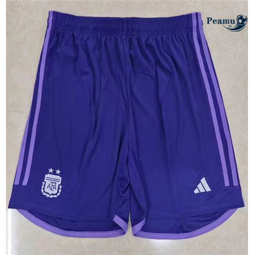 Maglia Calcio Pantaloncini Argentina Seconda 2022-2023 I0473