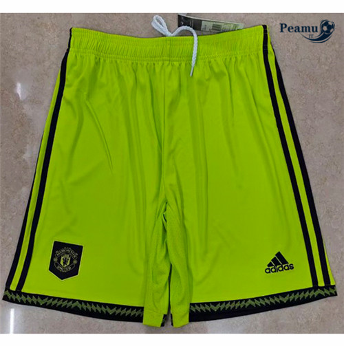 Maglia Calcio Pantaloncini Manchester United Vert 2022-2023 I0493