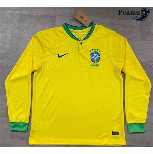 Maglia Calcio Brasile Prima Manica lunga 2022-2023 I0795