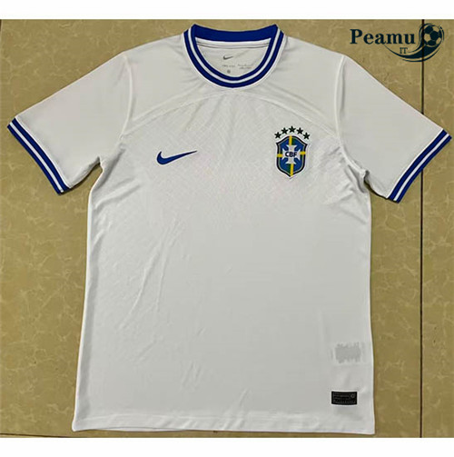 Maglia Calcio Brasile Seconda Blanc 2022-2023 I0798