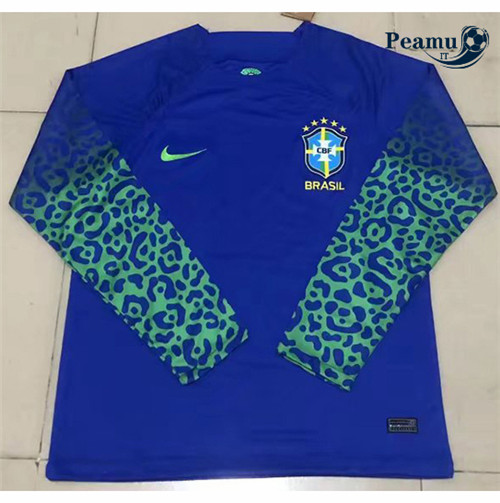 Maglia Calcio Brasile Seconda Manica lunga 2022-2023 I0803