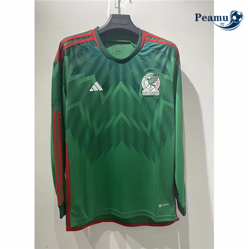 Maglia Calcio Messico Prima Manica lunga 2022-2023 I0849