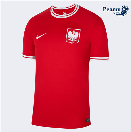 Maglia Calcio Polonia Seconda 2022-2023 I0857