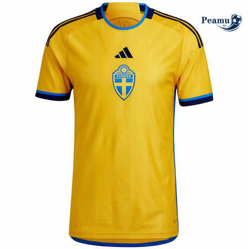 Maglia Calcio Svezia Prima 2022-2023 I0874