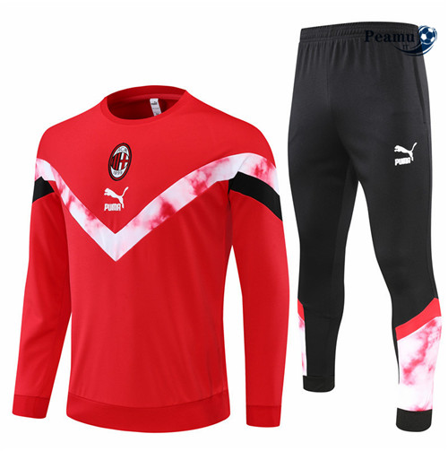 Tuta Calcio AC Milan Rouge/Noir 2022-2023 I0930