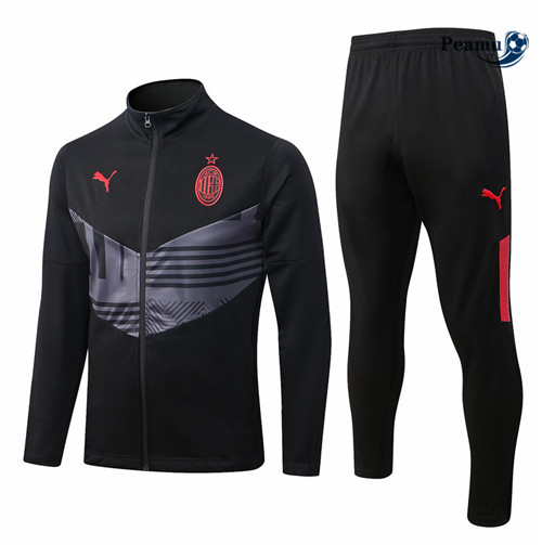 Tuta Calcio - Giacca AC Milan Noir/Gris 2022-2023 I0934