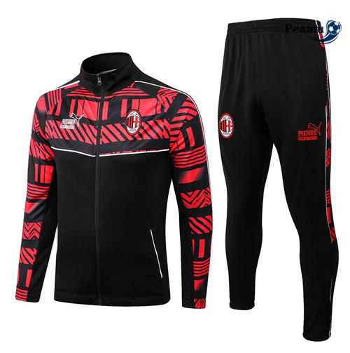 Tuta Calcio - Giacca AC Milan Noir/Rouge 2022-2023 I0935
