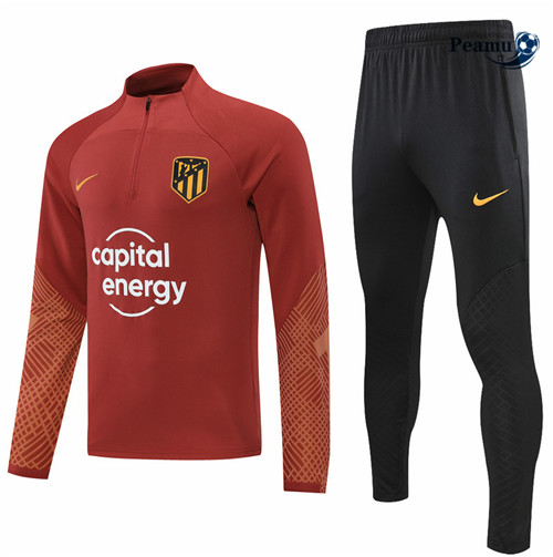 Tuta Calcio Atletico Madrid Rouge/Noir 2022-2023 I0944