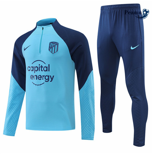 Tuta Calcio Atletico Madrid Bleu 2022-2023 I0945