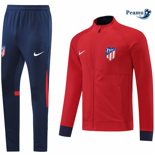 Tuta Calcio - Giacca Atletico Madrid Rouge/Bleu 2022-2023 I0947