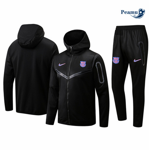 Tuta Calcio - Felpa con cappuccio Barcellona Noir 2022-2023 I0957