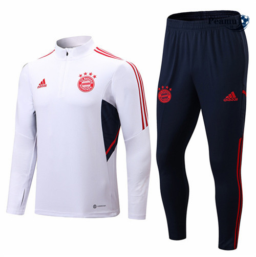 Tuta Calcio Bayern Monaco Blanc/Noir 2022-2023 I0966