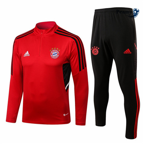 Tuta Calcio Bayern Monaco Rouge/Noir 2022-2023 I0968