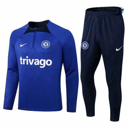 Tuta Calcio Chelsea Bleu/Bleu Marine 2022-2023 I0972