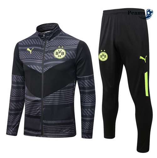 Tuta Calcio - Giacca Dortmund Noir/Gris 2022-2023 I0987