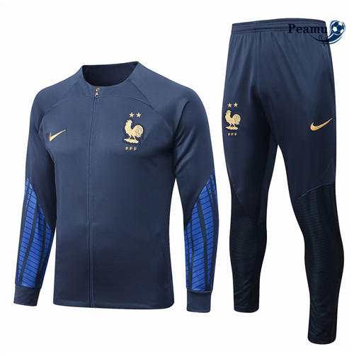 Tuta Calcio - Giacca Francia Bleu Marine 2022-2023 I1146