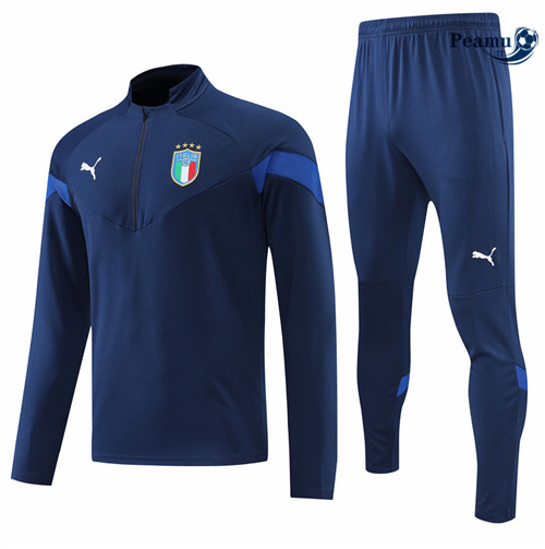 Tuta Calcio Italia Bleu Marine 2022-2023 I1154