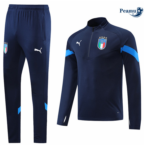 Tuta Calcio Italia Bleu Marine 2022-2023 I1157